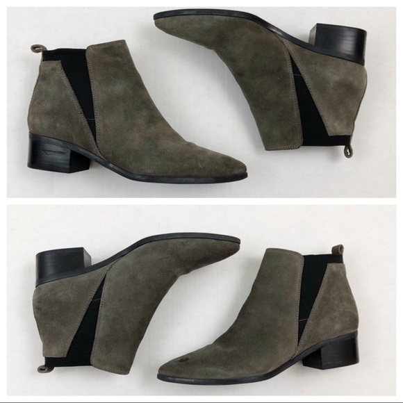 Marc Fisher Shoes - Marc Fisher Gray Suede Booties